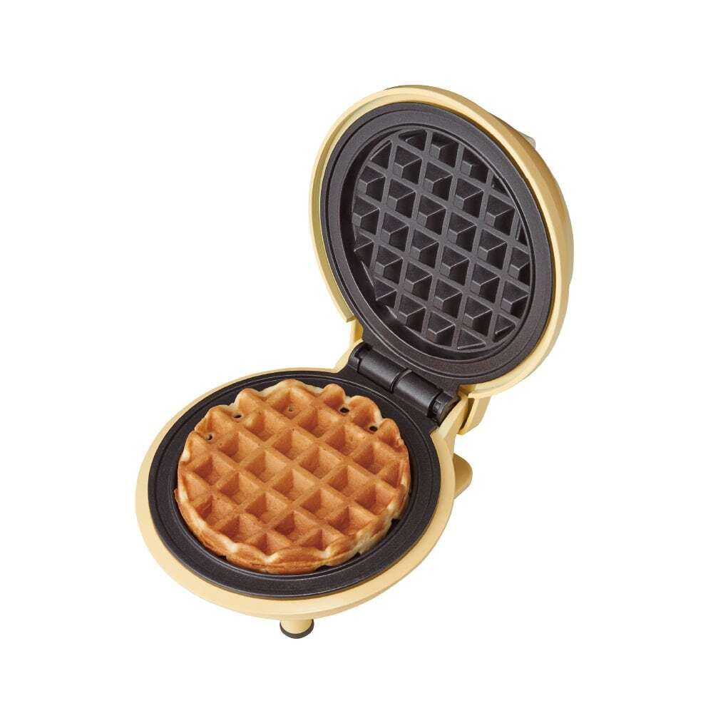 레꼴뜨 와플메이커 스마일 미니 와플팬 옐로우