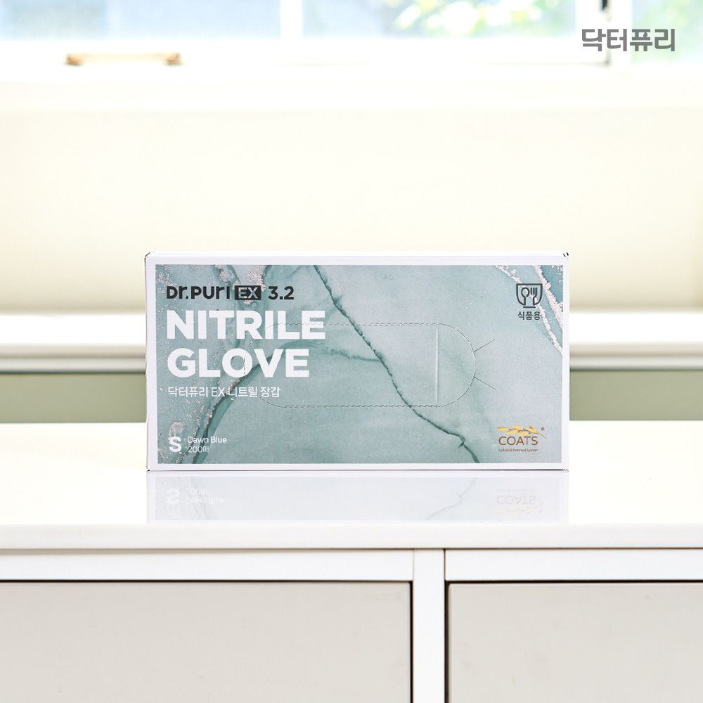 닥터퓨리 습진제로 귀리코팅 니트릴장갑 200매