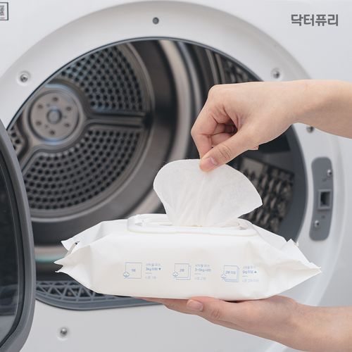닥터퓨리 건조기용 섬유유연제 시트 80매 (향 선택) 드라이시트