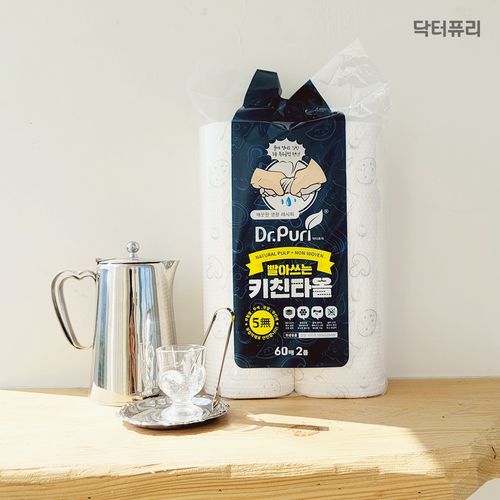 닥터퓨리 빨아쓰는 키친타올(원데이행주) 120매 / 240매