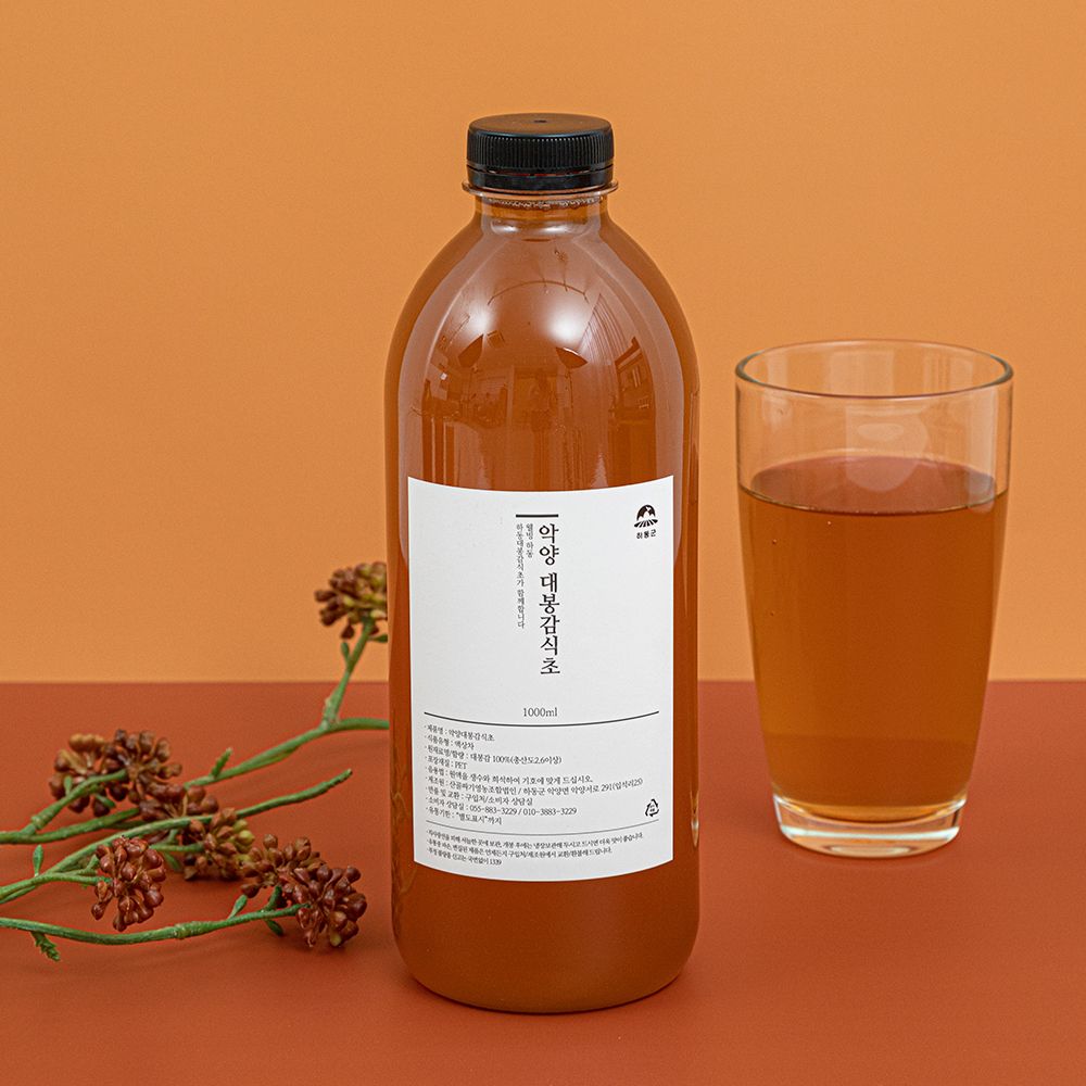 [악양] 첨가물없는 100% 자연발효 대봉감식초 1,000ml