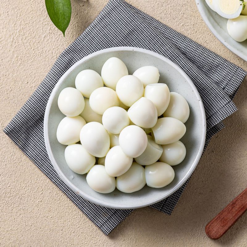 두번 삶은 깐 메추리알 1kg x 2팩 외