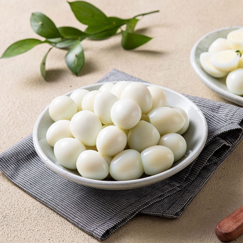 두번 삶은 깐 메추리알 1kg x 2팩 외