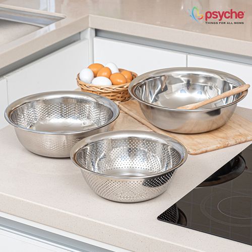 프시케 다용도 믹싱볼 3P 세트 (28cm타공, 30cm함박, 32cm양푼)