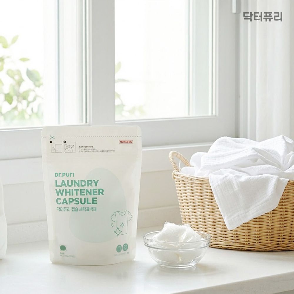 닥터퓨리 국내산 과탄산소다 캡슐 표백제 13g 30개입