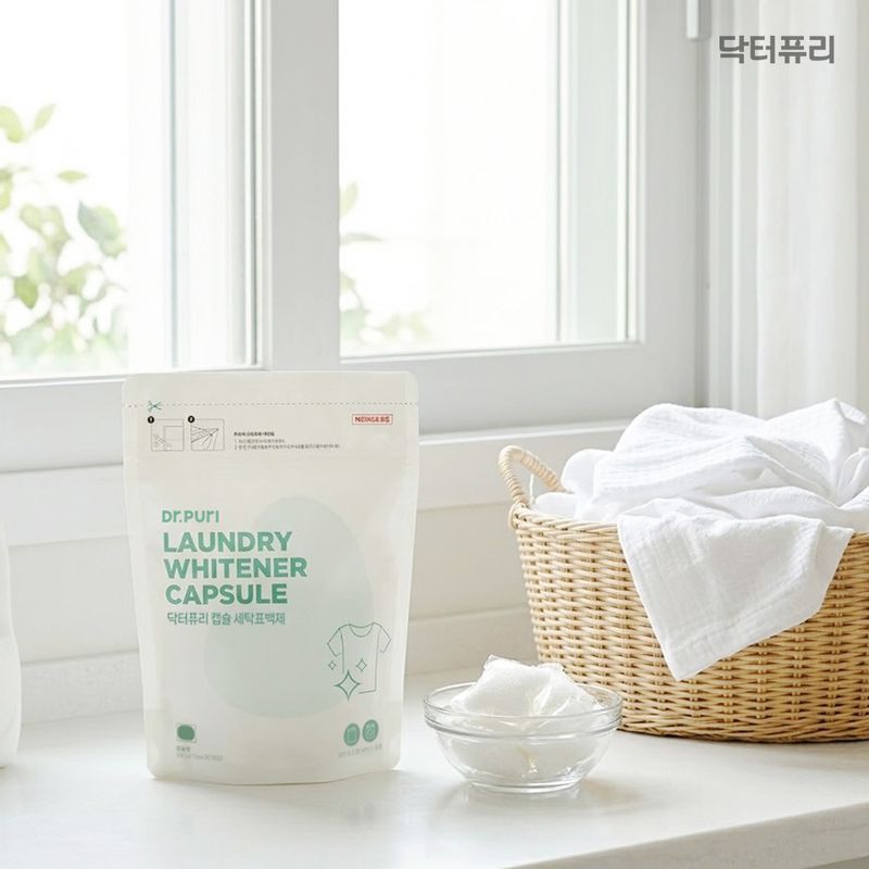 닥터퓨리 국내산 과탄산소다 캡슐 표백제 13g 30개입