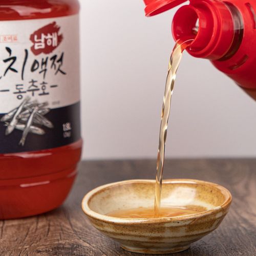 100%국내산멸치와 천일염만으로 저온 숙성 추출한 저염액젓