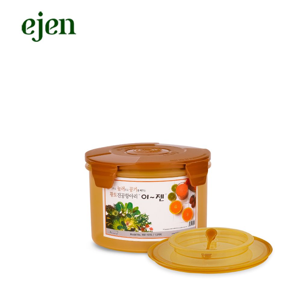 이젠 황토 진공항아리 원형 1.5리터