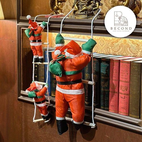 사다리타는 산타 인형