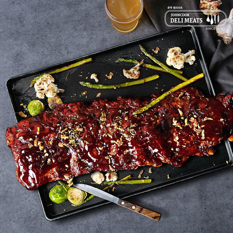 존쿡 델리미트 바베큐 백립 450g