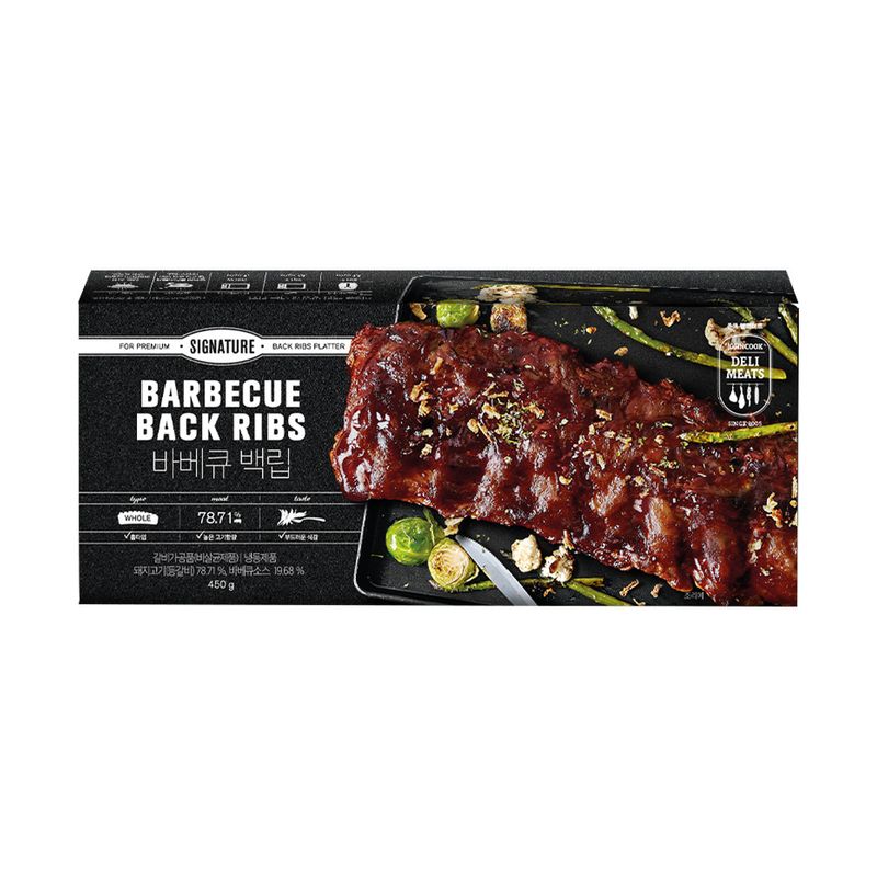 존쿡 델리미트 바베큐 백립 450g