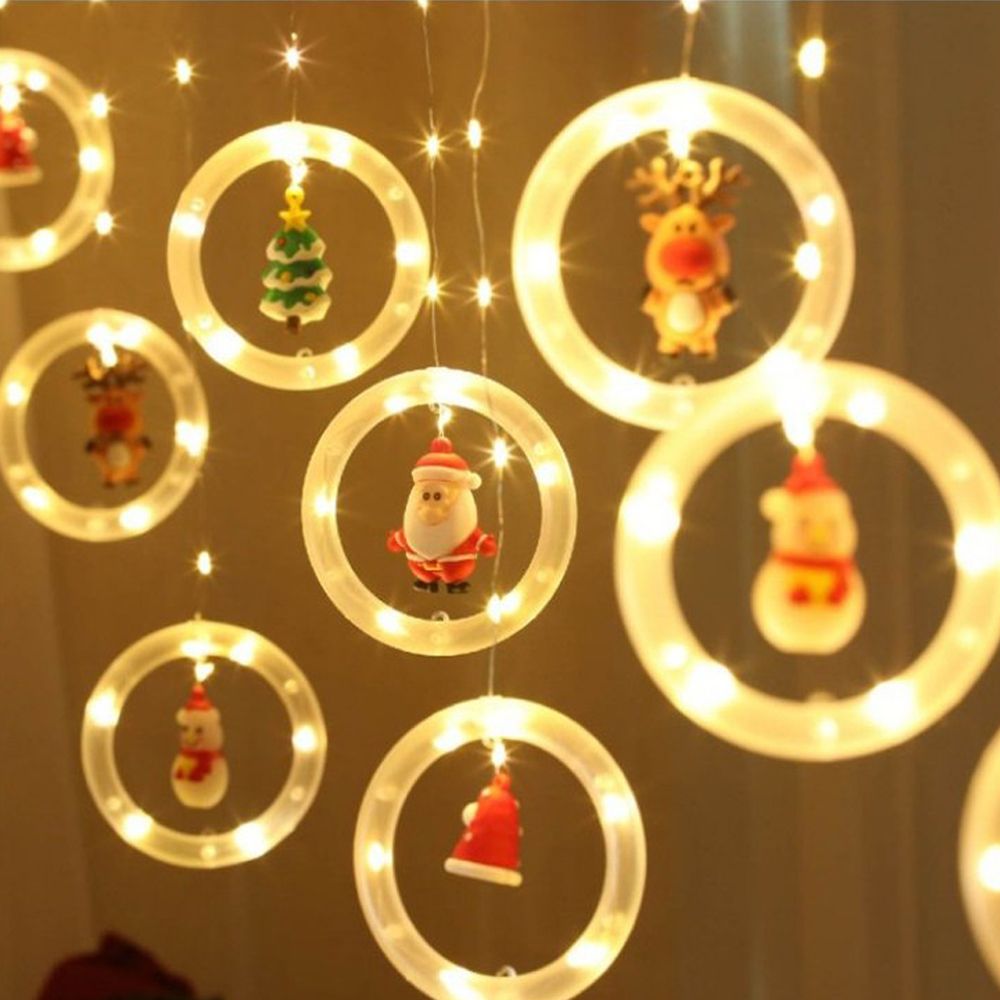 [크리스마스] 크리스마스 감성 오너먼트 조명 2종 택 / 원형,별