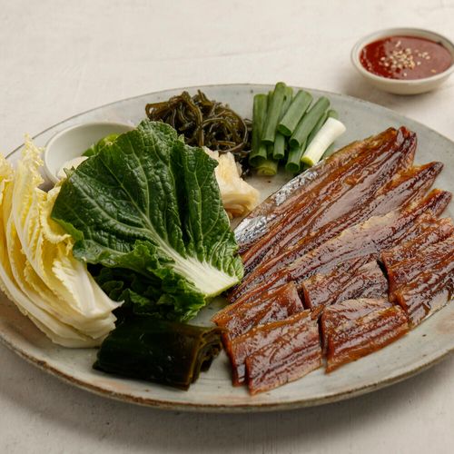 풍성한 채소세트에 초장까지 풀패키지로 제공!