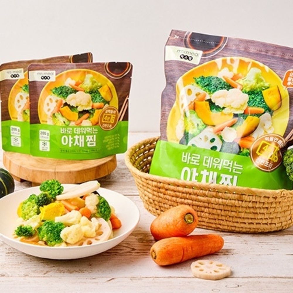 [믹스밀] 바로 데워먹는 야채찜 1kg x 1팩