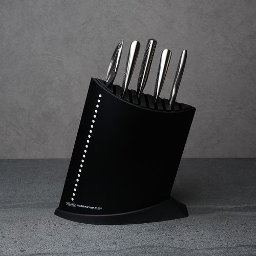 글로벌나이프 GKB-52 나이프 블럭 (블랙) / 스테인리스 분리세척 칼꽂이