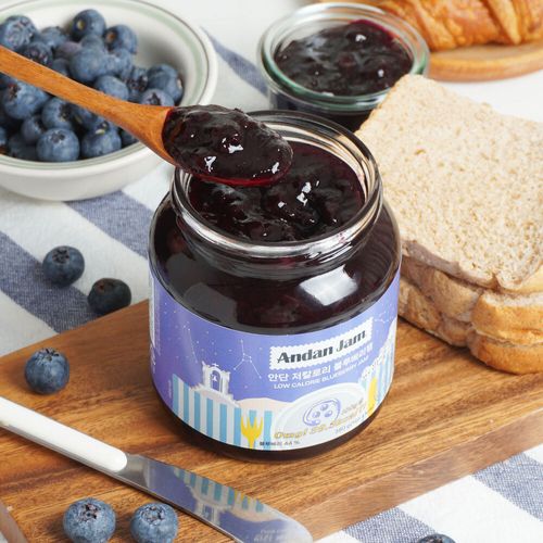 달지않은 저칼로리 안단잼 4종 택 (백도/사과/블루베리/딸기)