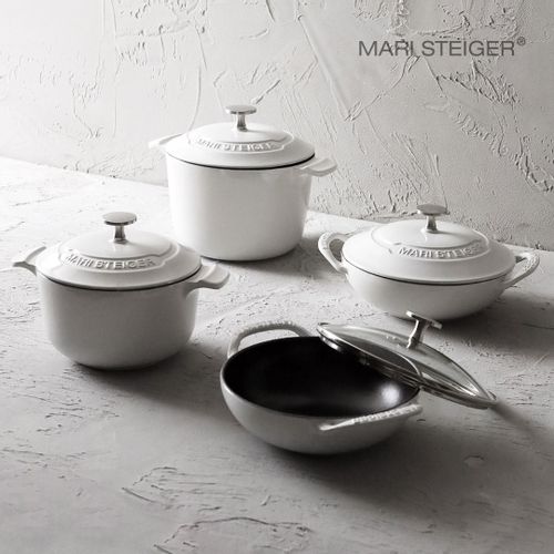 무쇠 주물 냄비 화이트시리즈