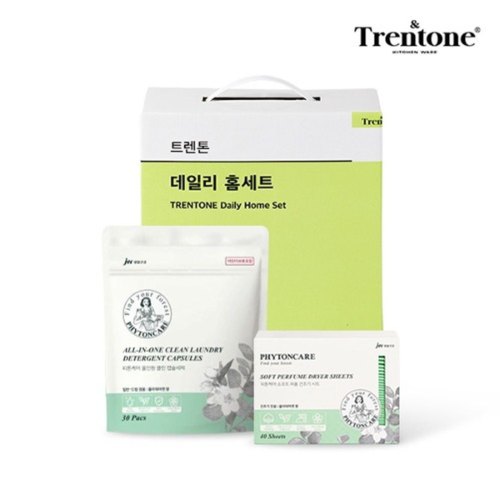[트렌톤] 피톤케어 캡슐세제(30개입)&건조기시트(40매) 세트