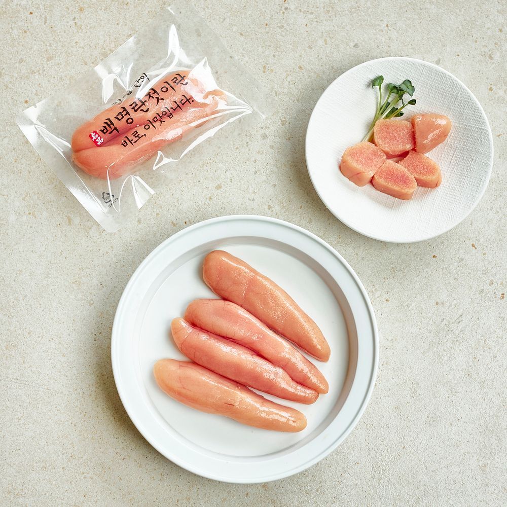 [단독상품] 압도적퀄리티! 72시간 저염숙성 '온정 백명란젓' (400g)