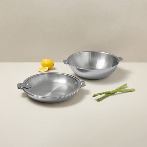 크리스텔 CASTELINE BEST 2종 세트 (28cm 멀티 웍, 프라이팬)