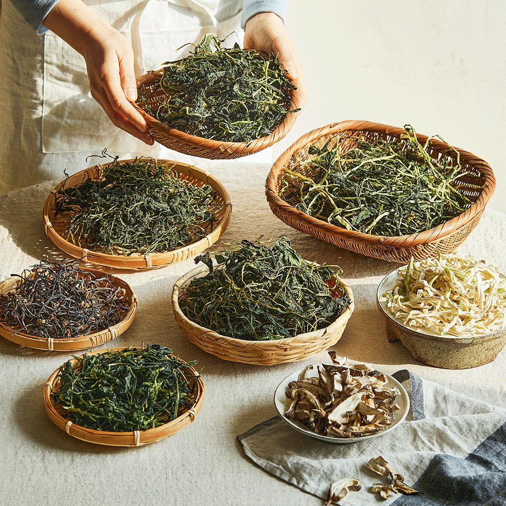 [베스트셀러] 제주직송! 저온으로 열풍건조해 부드러운 '청정제주 건나물'(8종)