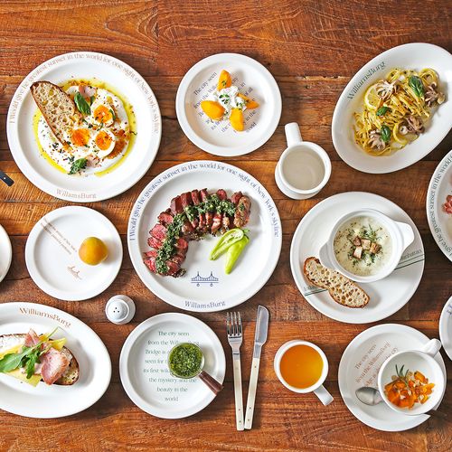 WBNY 윌리엄스버그 뉴욕 도자기 식기