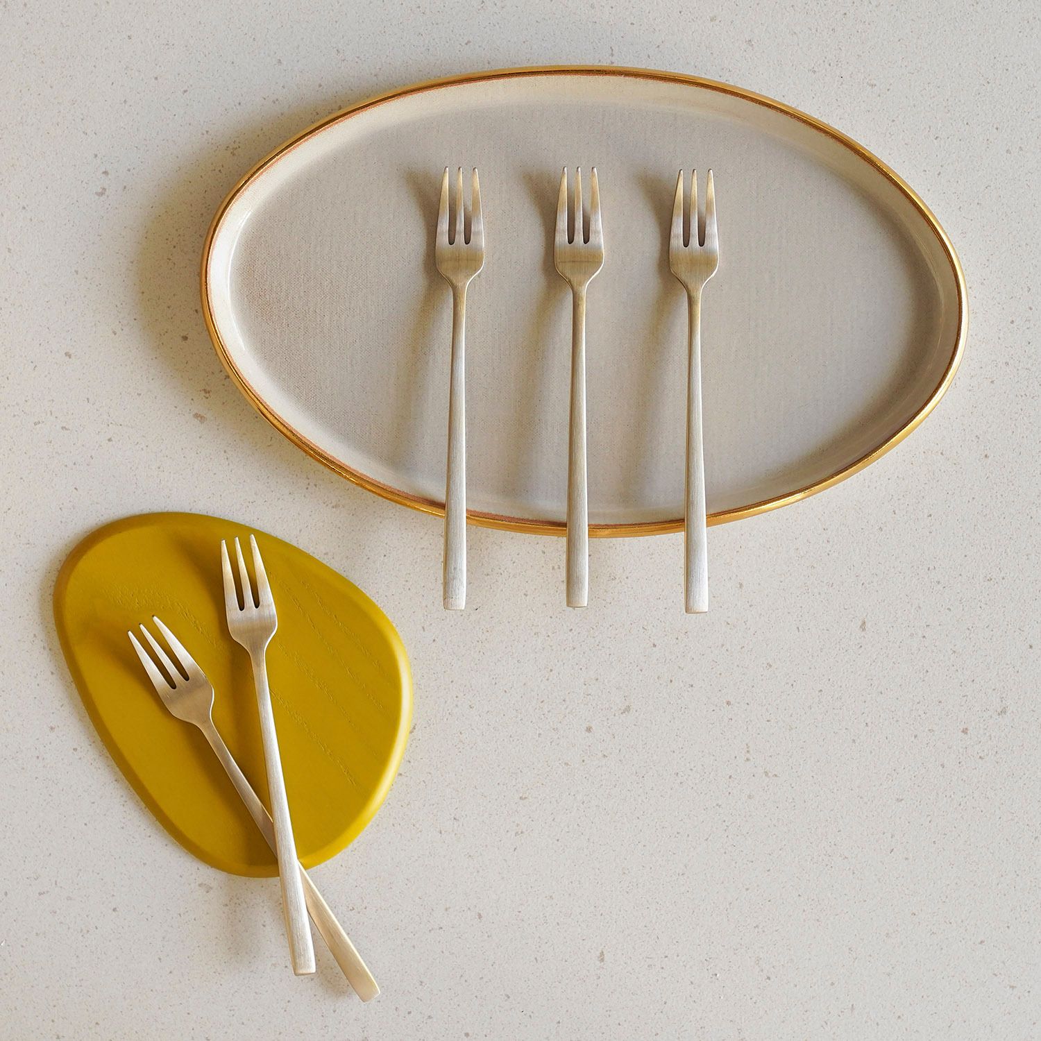 [놋담] 방짜유기 티포크 5P세트