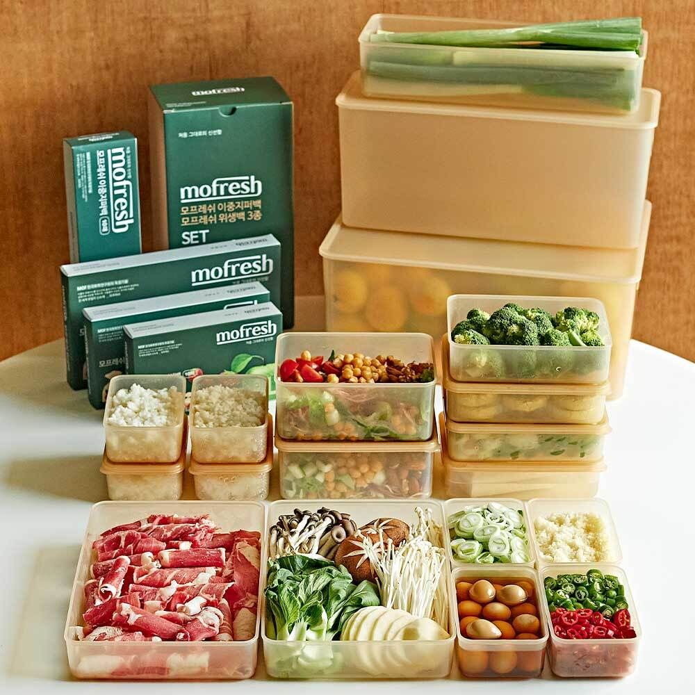 [연휴특가] 최대 31일 유지되는 신선함, 모프레시 신선 밀폐용기