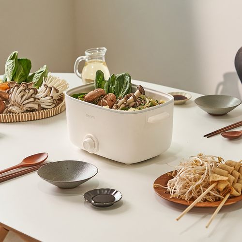 단미 사각 라면포트 멀티쿠커 전기 찜기 냄비 2.5L DA-MEK04