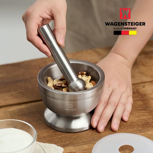 바겐슈타이거 스텐 304 절구 세트 (절구 + 절굿공이 + 실리콘 커버)