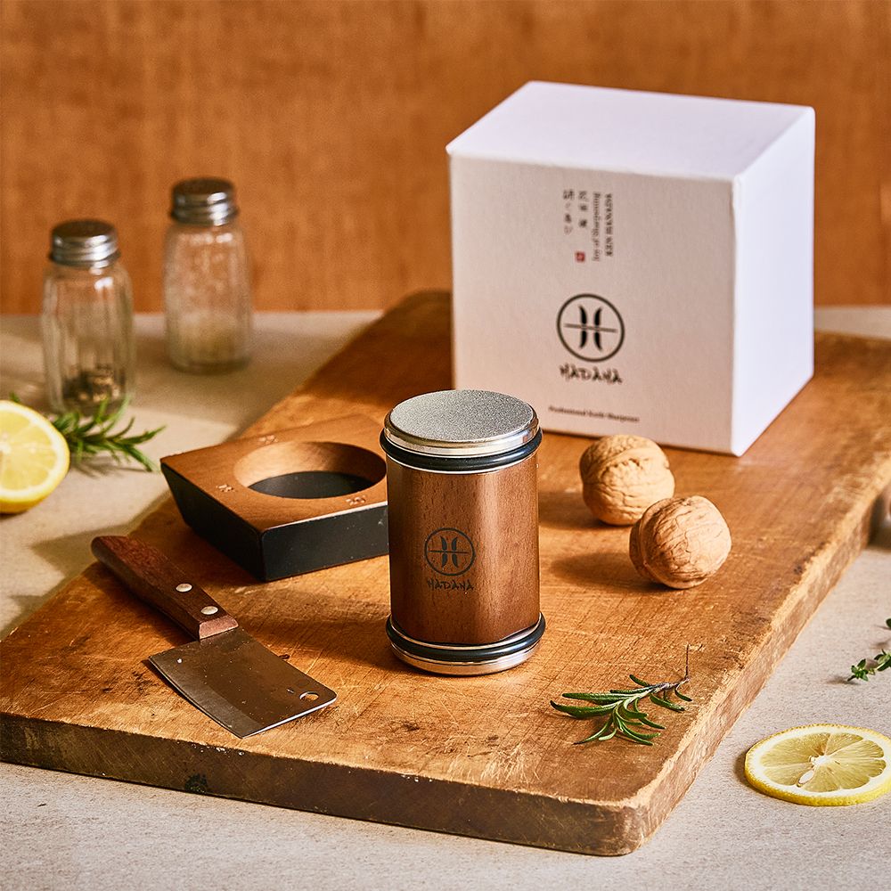 [설준비템] 무뎌진 칼도 새 칼처럼! 하다나 롤링 칼갈이 프리미엄 월넛