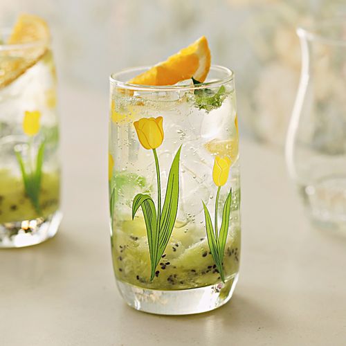 옐로우 튤립 롱컵