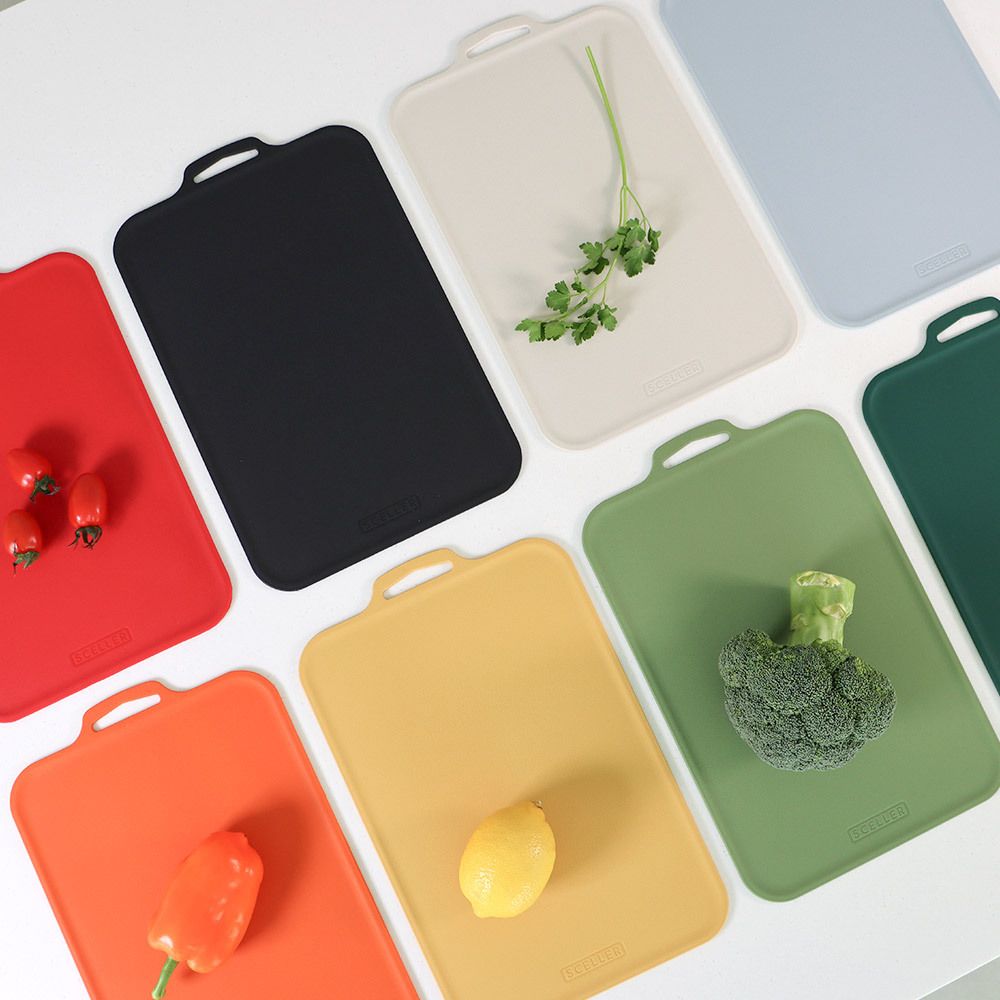 실리 국내제작 항균 TPU도마 쁘띠 1개 (8종택1)