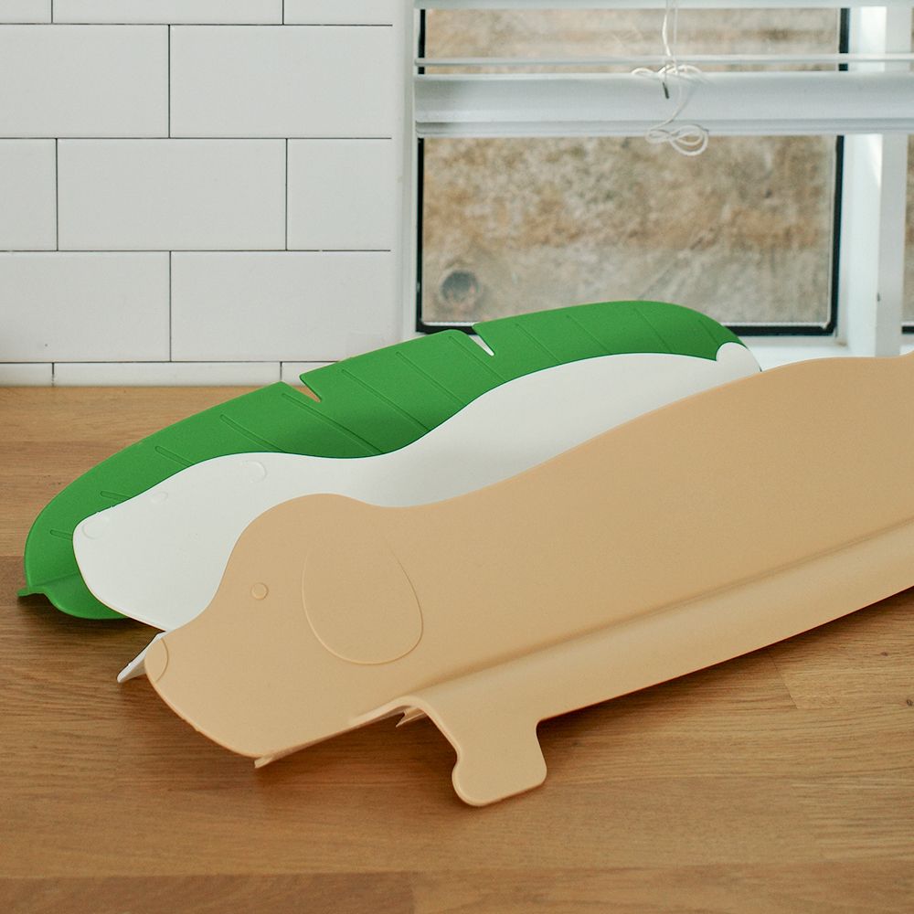 [부엌다옴] 실리콘 싱크대 설거지 물막이 1P (베이지/그린/화이트)