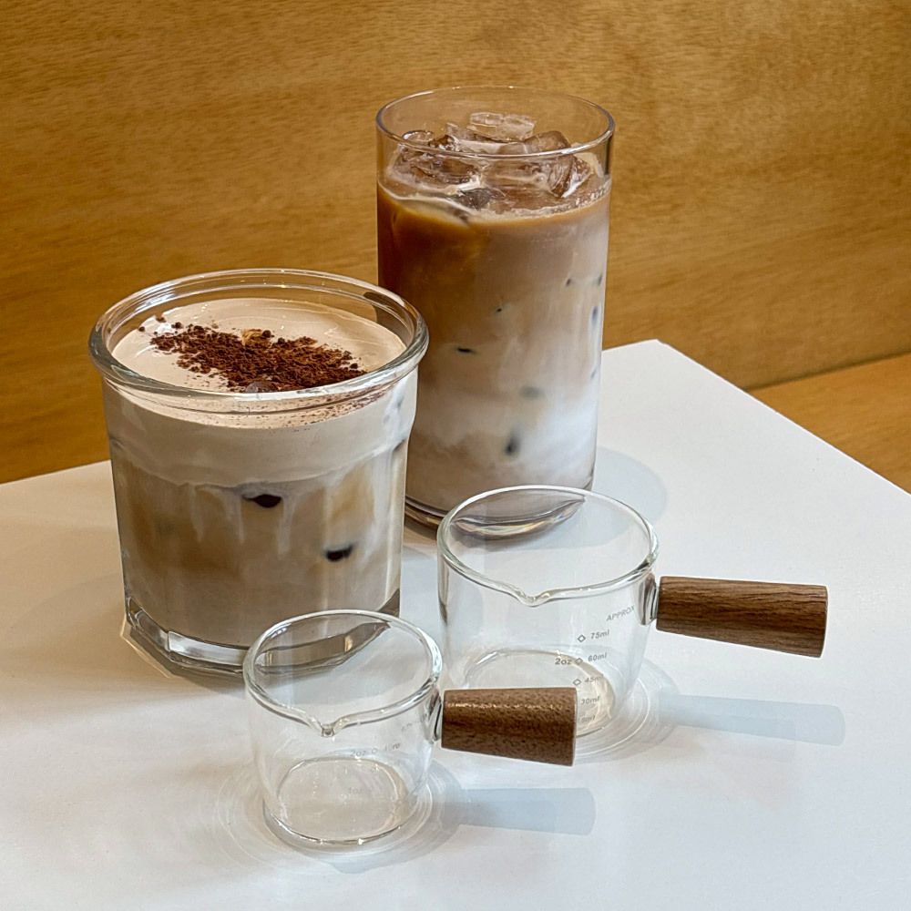 [부엌다옴] 우드 핸들 유리 소스볼 (미니+소) 총2P