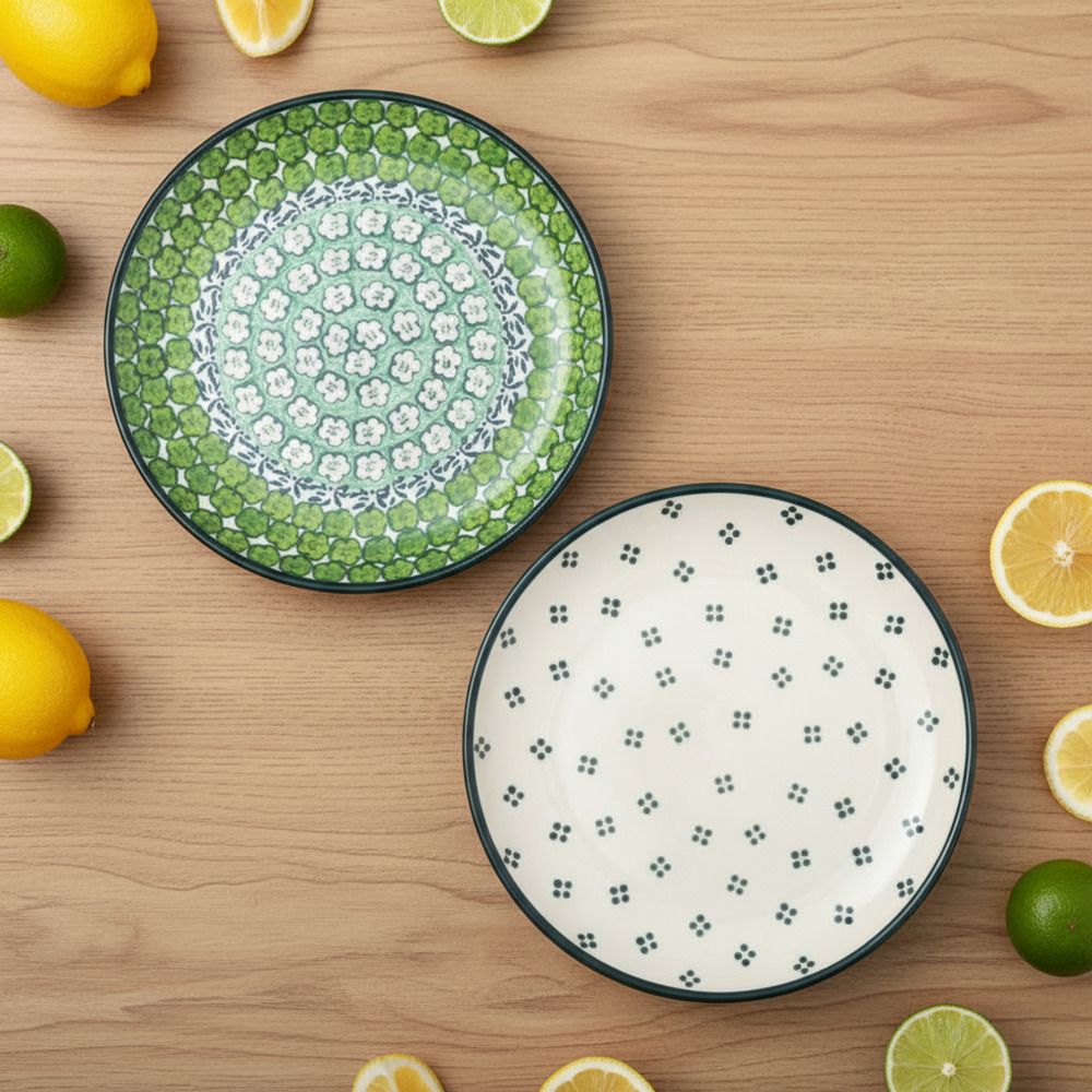 [파뷔에] 1+1 폴 그린화이트 중접시 (총2P)