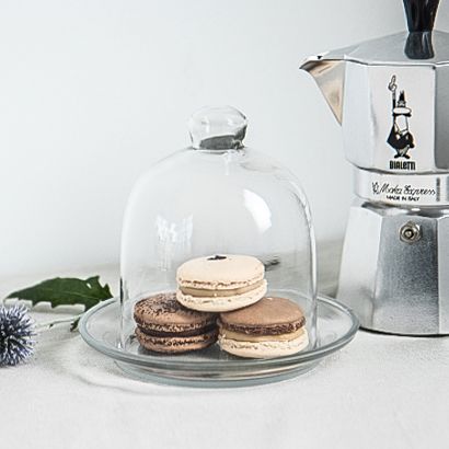 하란 유리돔&플레이트 15cm