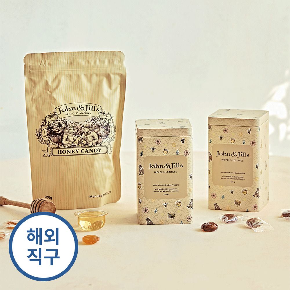 [공동구매] 존앤질스 프로폴리스 마누카 허니캔디&로젠지캔디