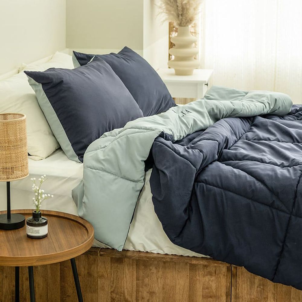 [ITALY 19V69] 보스코 뉴질랜드 천연양모 차렵이불세트 Q (이불1+베개커버2)