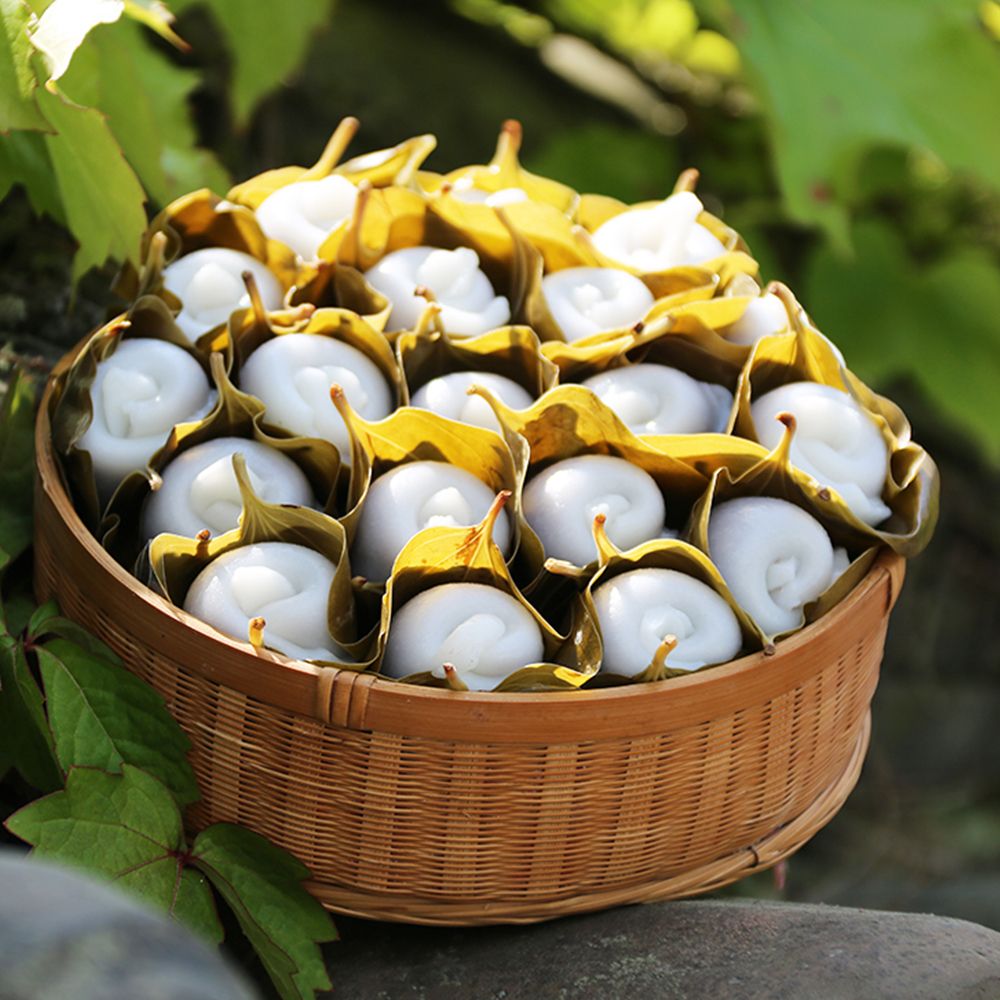 [의령특산품] 쫄깃함과 은은한 향이 일품! 자연한잎 '부자망개떡'(30개)