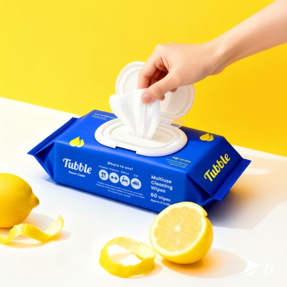 [Tubble] 터블 파워클린 다목적 세정티슈 (60매) x 3팩