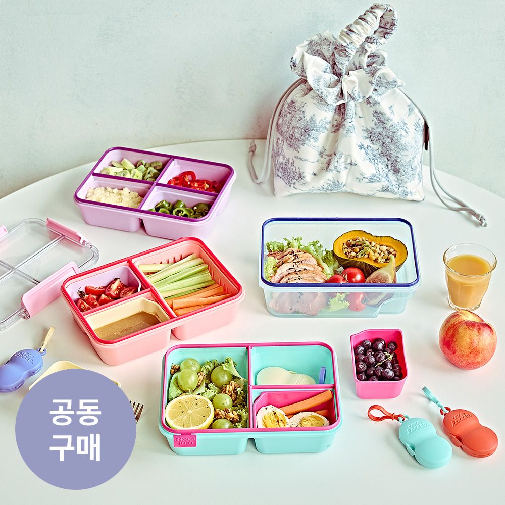 [공동구매] 코코라커 섞임 없는 소분 용기/도시락통 & 보온보냉 반지백