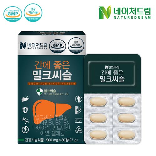 간에 좋은 밀크씨슬 900mg x 30정