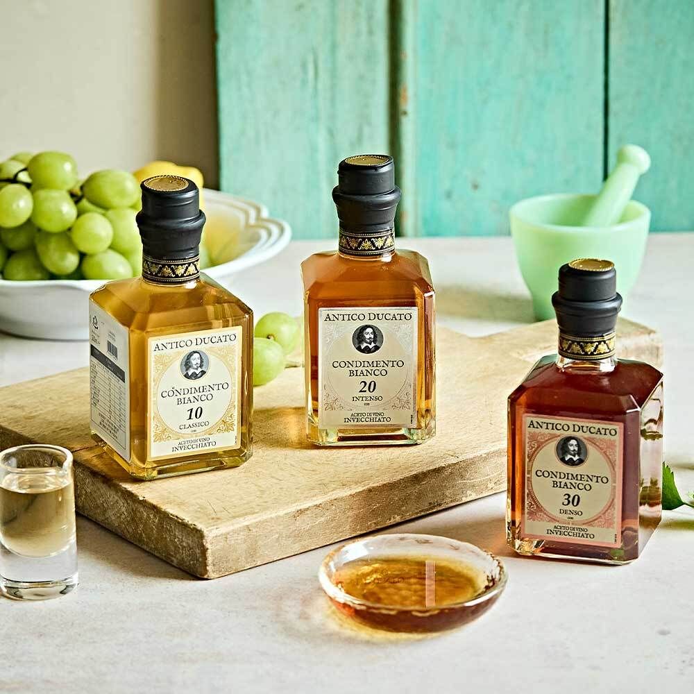 [이탈리아 직수입] 106년 전통 안티코두카토 모데나 화이트 발사믹 식초 250ml 3종