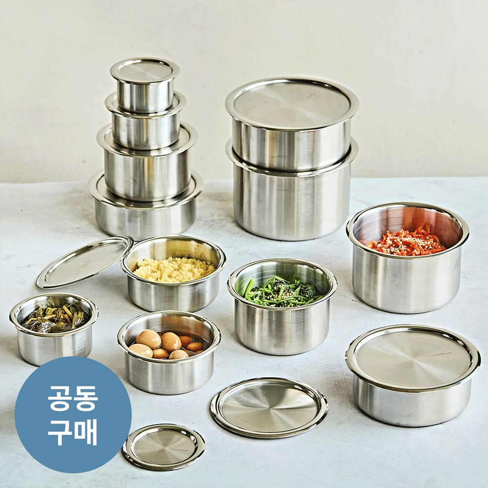 [공동구매] 보관과 조리를 하나로! 고트만 통즈 316Ti 히팅통즈피처&스테인리스 반찬통