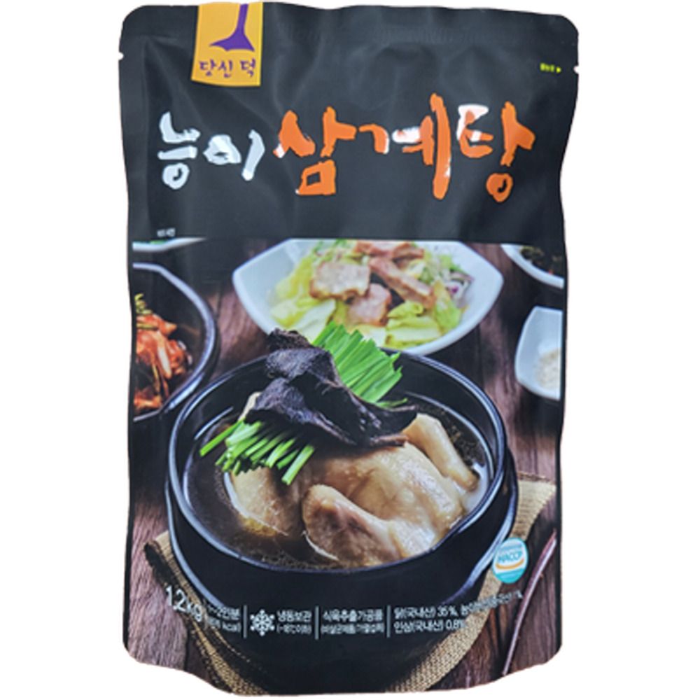 능이버섯 삼계탕 1.2kg x 1팩