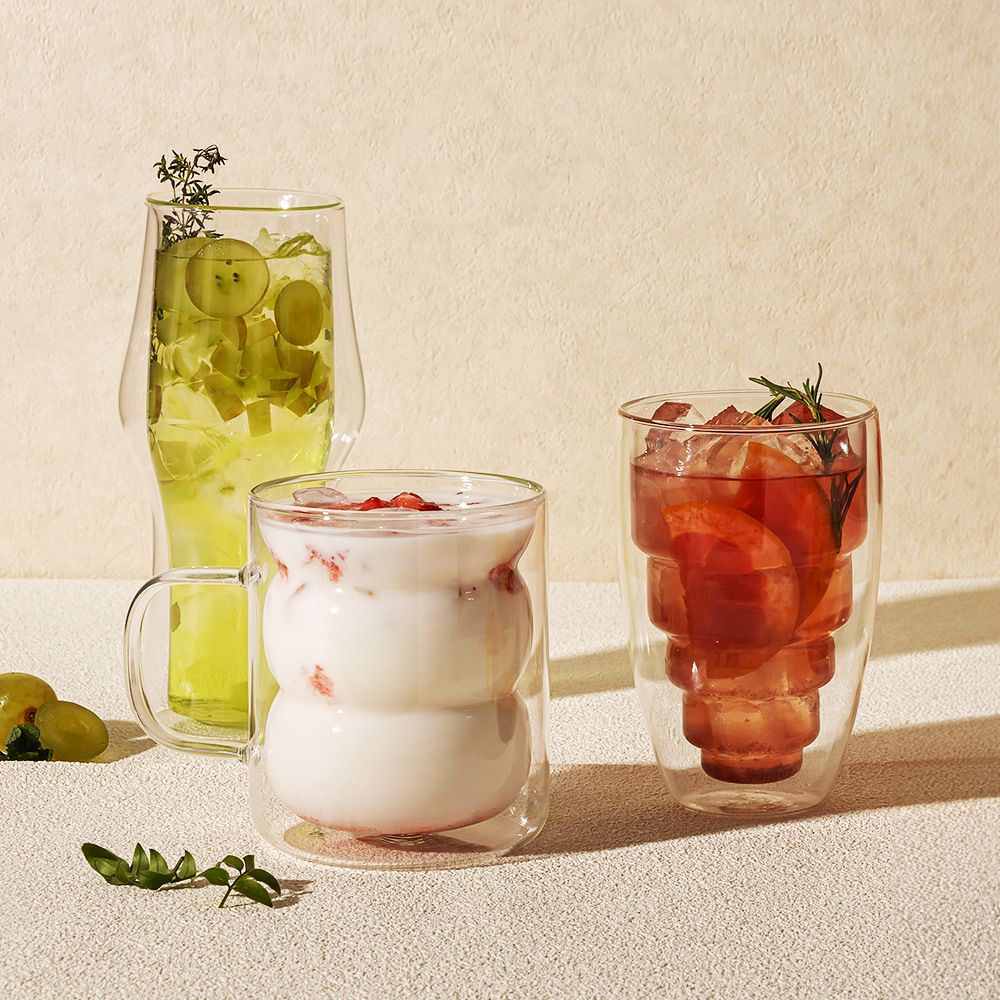 몬즈 더블월 내열유리 이중컵 골라담기