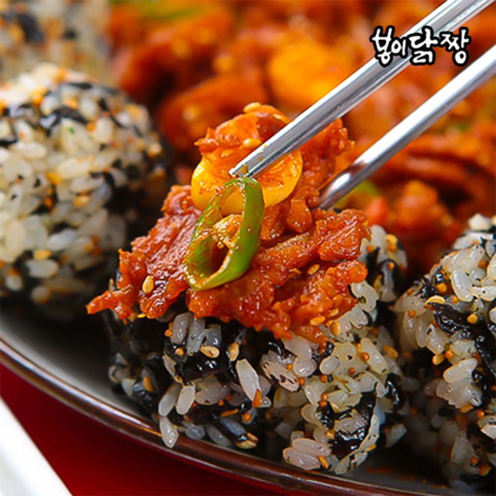 [봉이닭짱] 오돌오돌 매콤 특제소스 오돌뼈 1팩(300g)