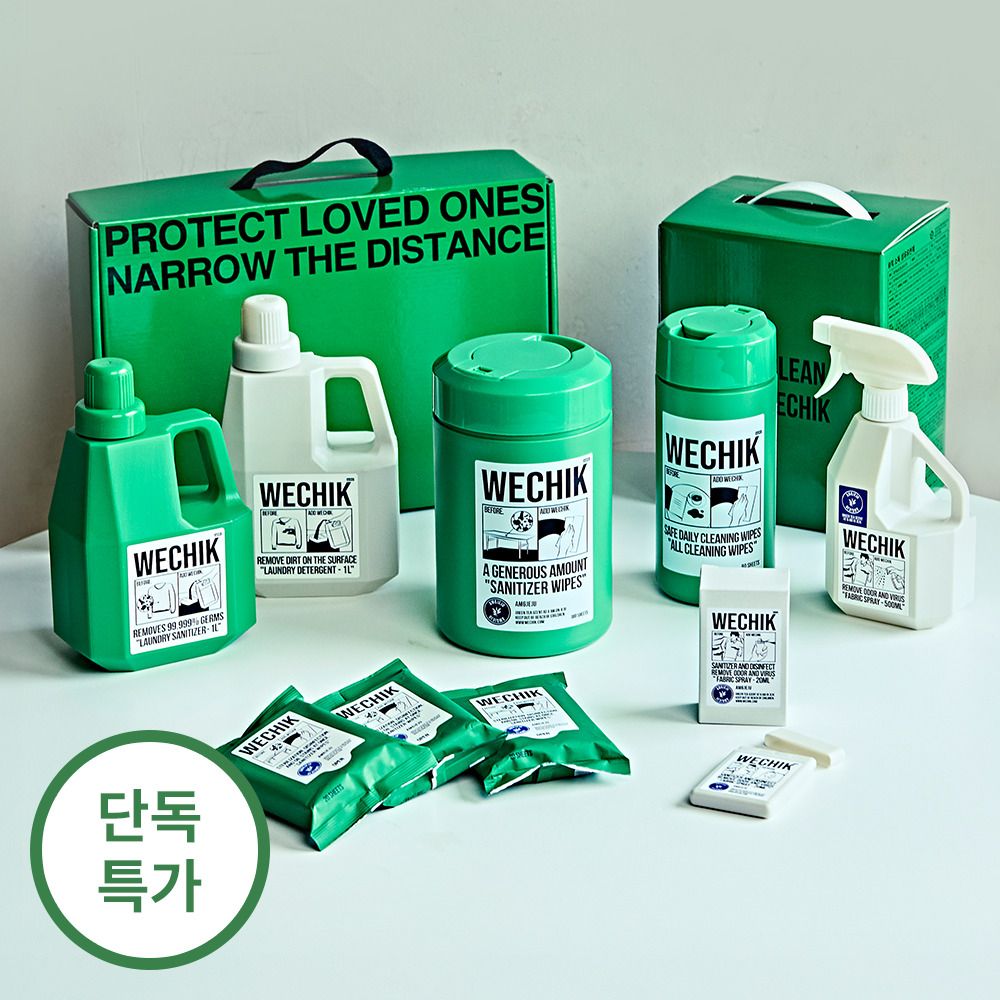 [단독특가] "악취 원인균 99.999% 제거" 위칙 액체세제/섬유유연제 외 7종