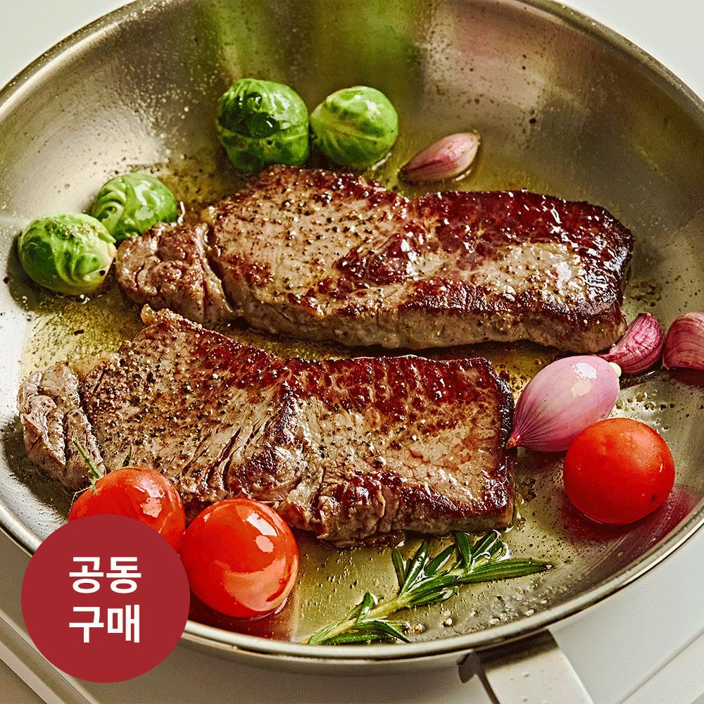 [공동구매] 5년 연속 블루리본! 마포 ‘모연‘의 숙성 한우암소 등심/채끝(300g)